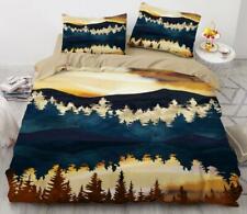 3D Gelbe Zypresse ZHUC358 Bett Kissenbezüge Decke Bettdecke Abdeckung Set Zoe