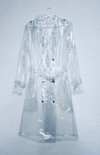 Women Trench Vinyl Rain Coat |