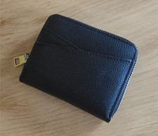 scheckkartenetui mit Kleingeldfach