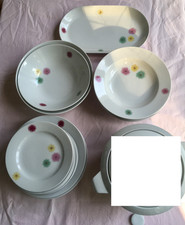 Tafelservice DDR Kahla Könitz Blumen nicht vollständig