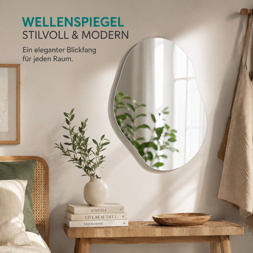 Wandspiegel ohne rahmen deko - ohne,