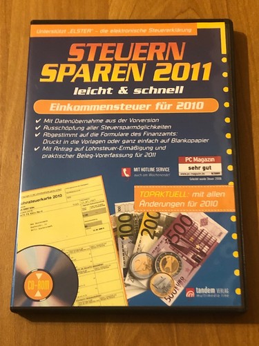Steuern sparen 2011 leicht - 2011, &