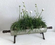 Große Zinkschale Nudelholz