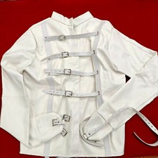 BDSM Verstellbaren Zwangsjacke Fessel Harness Bondage Restraint Armbinder Kostüm