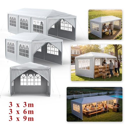 Partyzelt 3x3 3x6 3x9m - partyzelt, 3x3/3x6/3x9m