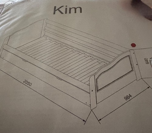 Bett mit lattenrost - bett,
