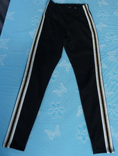 ♛ AMISU ♛  schwarze stretch Legging ?  Gr. M