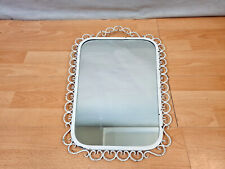 Alte Schmiedeeisen Dekorative Spiegel 37 x 54 cm