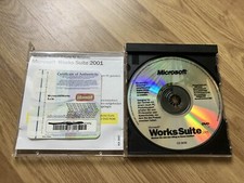 Microsoft Works Suite 2001 - CD mit Lizenz - gebraucht