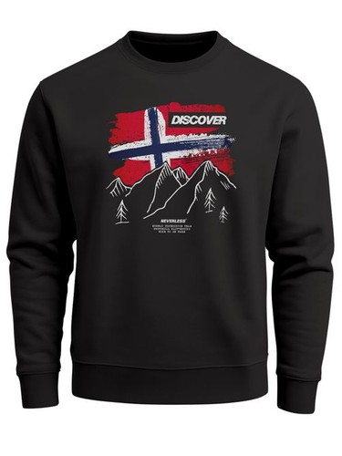Sweatshirt herren frontprint - sweatshirt,