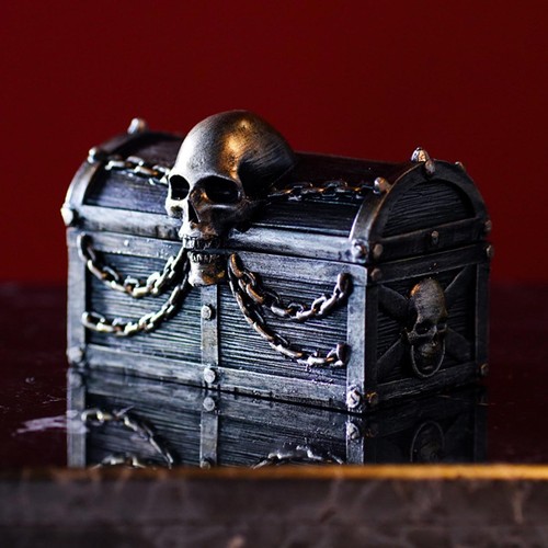 Schatzkiste mit totenkopf - mit,