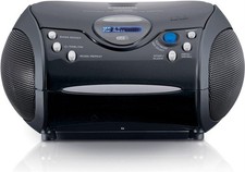 Lenco SCD-24DAB | CD Player für Kinder mit BT & DAB+ | Schwarz