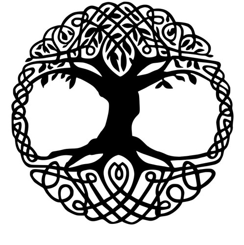 Aufkleber lebensbaum - aufkleber, "lebensbaum