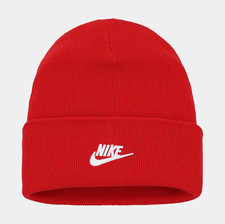 NIKE Sportswear Peak Futura Cuffed Dry Beanie Swoosh Mütze unisex [FB6528-657]