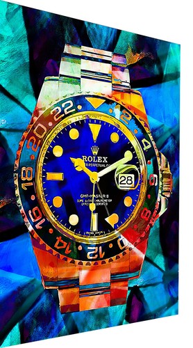 Leinwand bilder luxus uhr - leinwand,