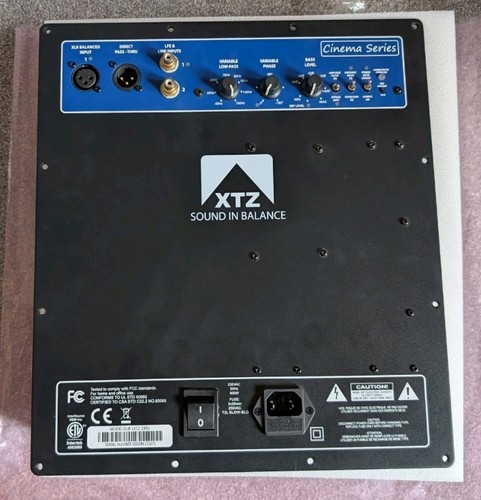 Xtz 1x12 subwoofer - xtz,