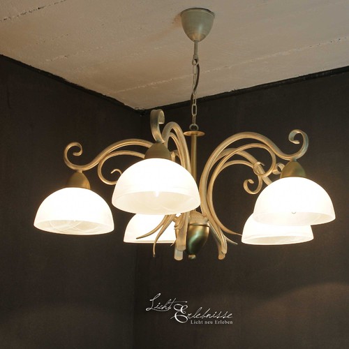 Shabby chic kronleuchter - kronleuchter, 5x