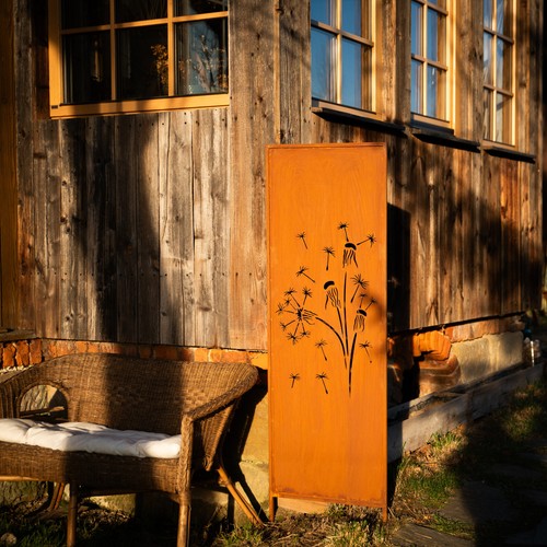 Edelrost sichtschutz garten - sichtschutz,