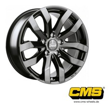 Alufelgen für VW T6 T6.1 T5 T7 Multivan 4x CMS C22 BLACK 6,5x16 5/120 ET52 ABE