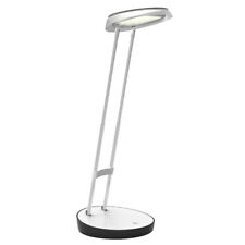 Weiße Wofi LED Tischleuchte Trond 2,5W Metall 36cm 220 Lumen 3000K Ø12,6cm