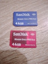 SanDisk 4 GB Memory Stick PRO Duo Karte - (SDMSPD-004G-B35)