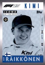 Topps Turbo Attax Karte 309 - Kimi Raikkonen - Icons of the Grid - 2025