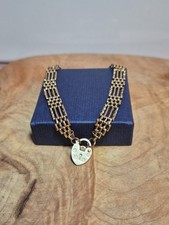 antikes Armband HERZ Schloss