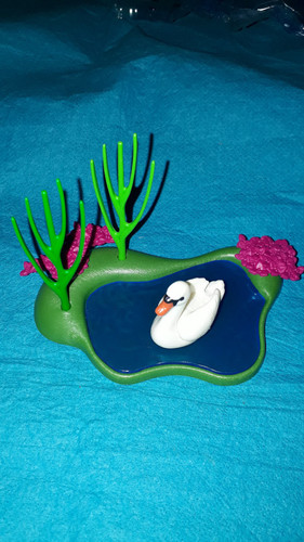 Playmobil teich mit schwan - mit, set