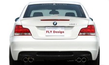 passend für BMW 1er Tuning Coupe Cabrio E82, Slim Spoiler HECKSPOILER lip Koffer