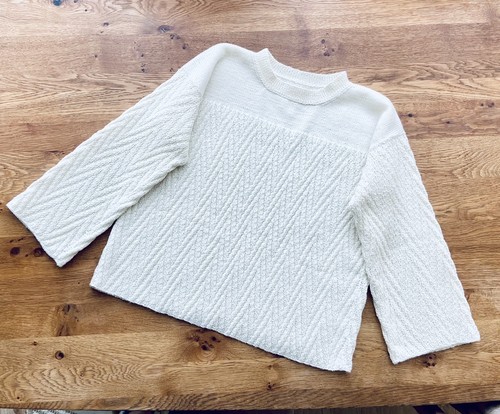Handgestrickter damen pullover - handgestrickter,