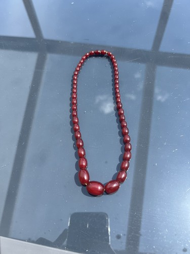 Cherry amber bakelite - cherry,