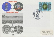 GB SPECIAL EVENT POSTMARKS AUSTRALIAN CENTENNIAL TOUR 4th TEST MATCH LEEDS