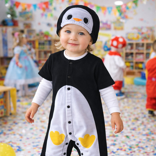 Pinguinkostüm baumwolle - pinguinkostüm,