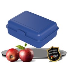 Brotdose SCHOOLBOX in Blau mit