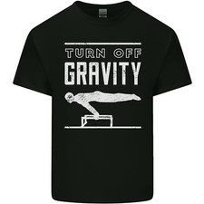 Gymnastik Drehen Über Gravity Seit Pferd Herren Baumwolle Maglietta T-Shirt