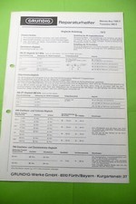 Service Manual-Anleitung für Grundig Melody Boy 1000 E,Transistor 90 ,ORIGINAL !