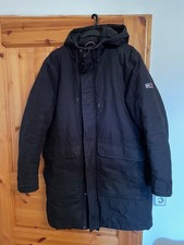 Tommy Hilfiger / Tommy Jeans Winterjacke Herren Größe S - Mantel in Schwarz