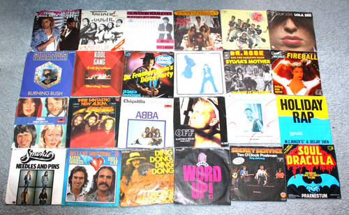48x vinyl singles - , mit