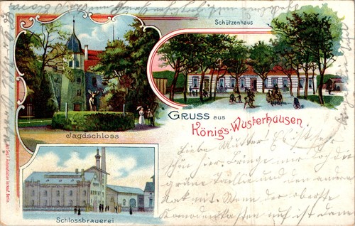 Litho gruss aus - gruss, kÖnigs