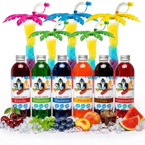 Slush sirup partyset - sirup,