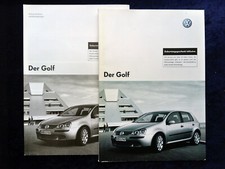 VW Golf 5 Prospekt, 5.2004,  Trendline Comfortline Sportline ....mit Beilage