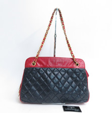 CHANEL CC Schultertasche Matelasse Lammleder Kette #41525