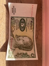 5 DM-Schein B Serie 1980, guter Zustand