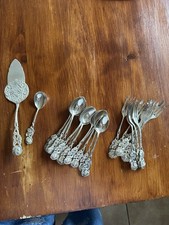 12 Teiliges Silberbesteck mit