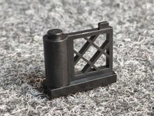 Lego 1 x 3358 + 3359 schwarz Zaun Tor mit Tür 1 x 3 x 2 Gatter Zäune