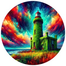 8x lighthouse 9x9 cm car