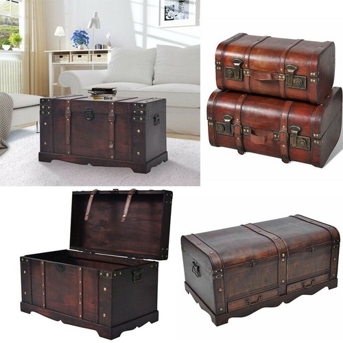 Vintage schatztruhe holz - vintage,