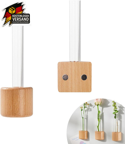 2er magnetische wandvasen - , aus