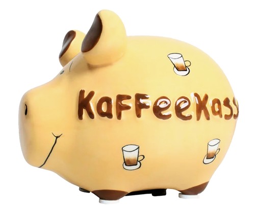 Kcg sparschwein kaffeekasse - kcg,