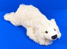 EISBÄR FLOCKE Tiergarten Nürnberg PLÜSCH Kuschel weiß Polarbär liegend 36cm groß